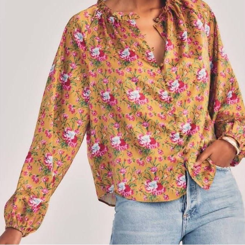 LoveShackFancy Manchester Blouse- S